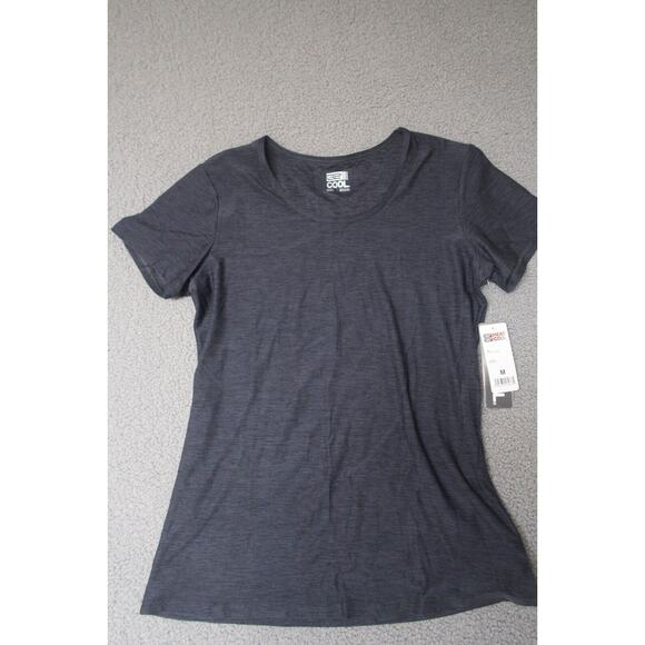 32 Degrees‎ Cool Women's medium Short Sleeve Scoop Neck T-Shirt black heather - Picture 1 of 4